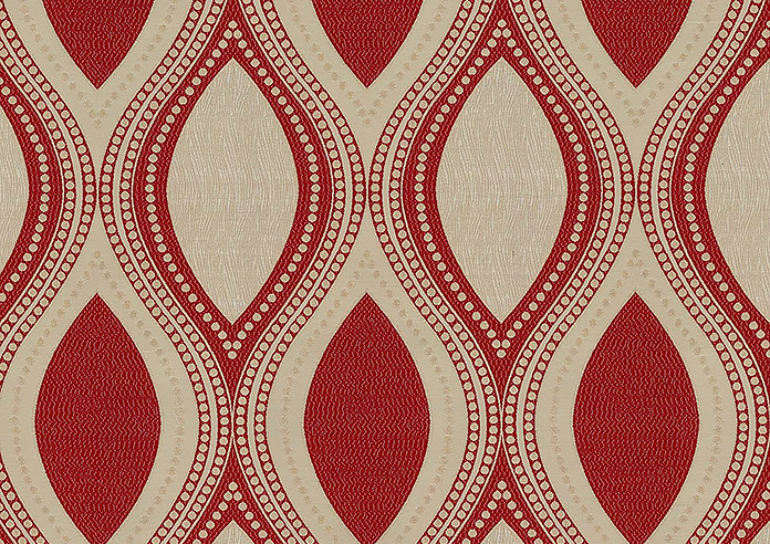 Kasian, Red - Twist&Fit Roman Blind - Image 7